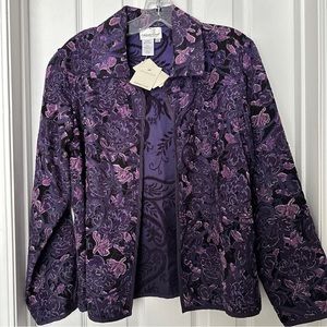 Coldwater Creek reversible jacket. Petite medium. New with tags